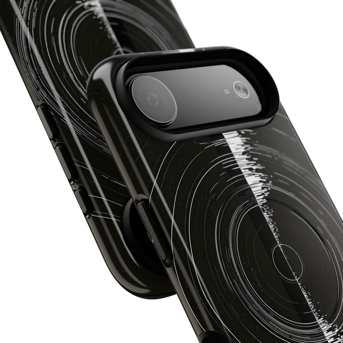 Black Tough 2.0 Magsafe Phone Case for iPhone - Obsidian Orbital Signal