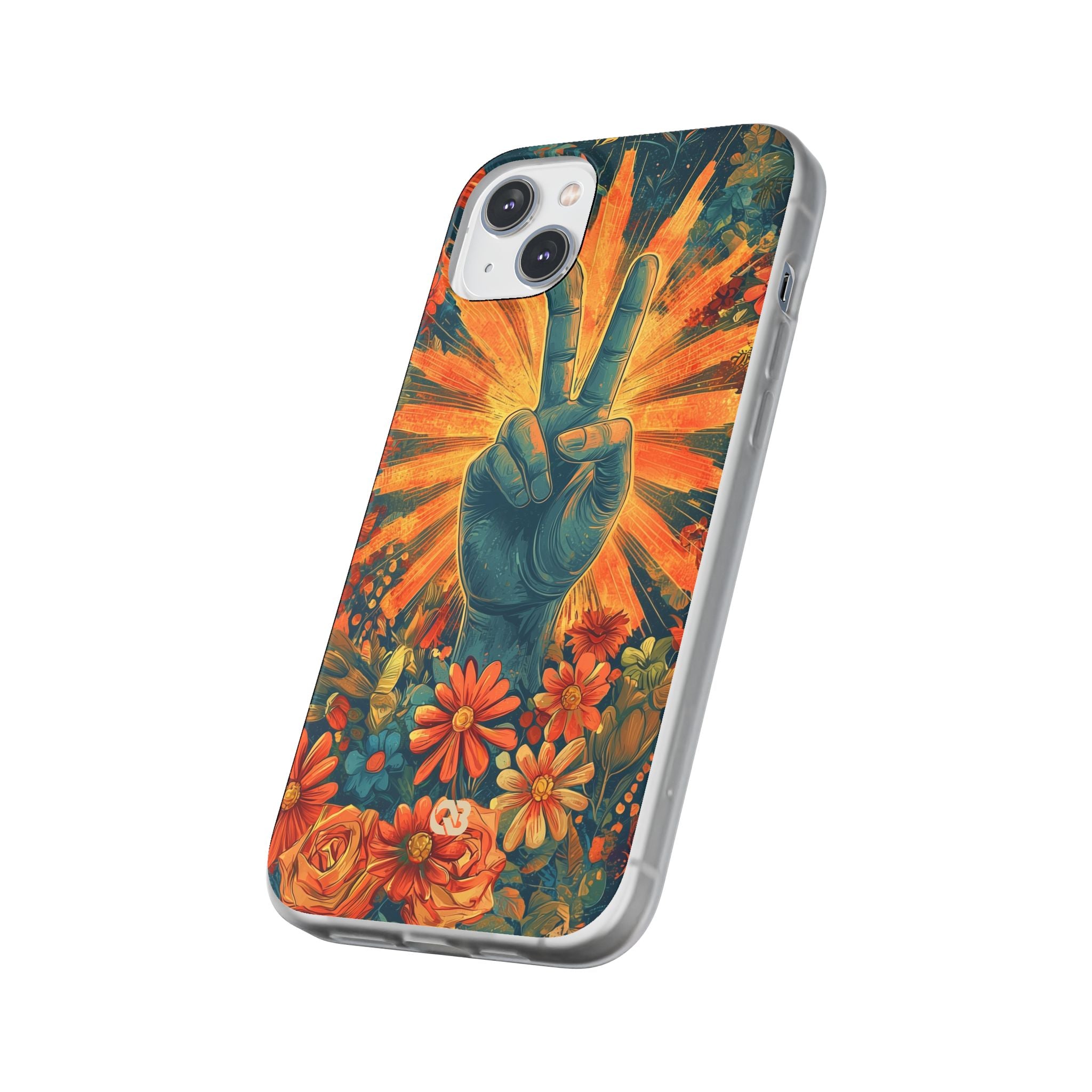 Radiant Peace Bloom · Soft Phone Case for iPhone