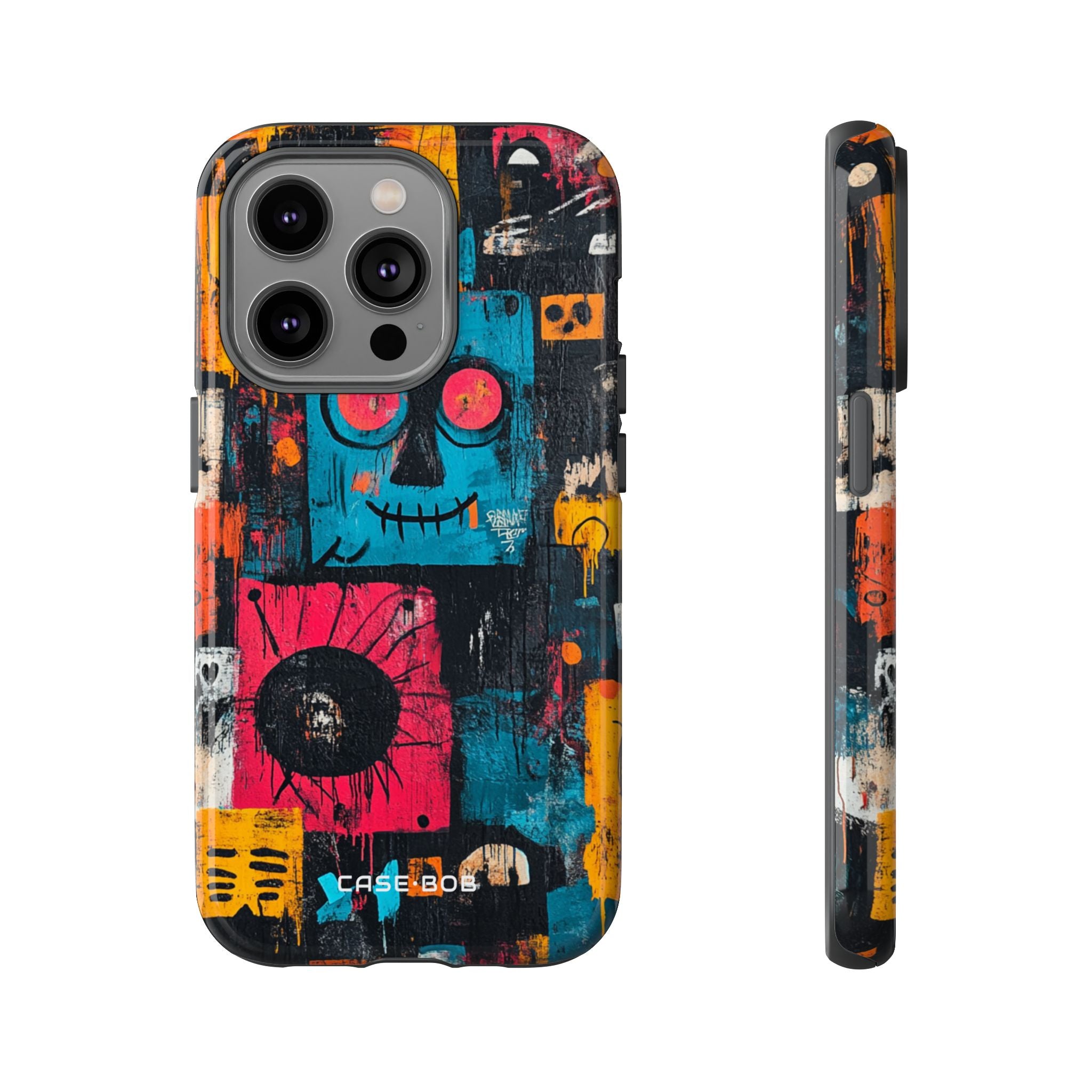 Blue Stitch Smile iPhone 14 Pro Case - Tough