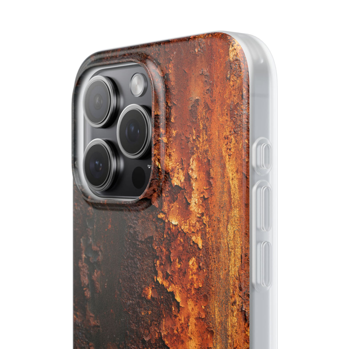 Orange Lite Phone Case for iPhone - Oxidized Iron Crust
