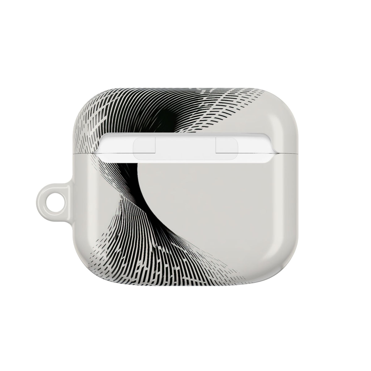 Helical Grid · Hard Case for AirPods & AirPods Pro · Grey