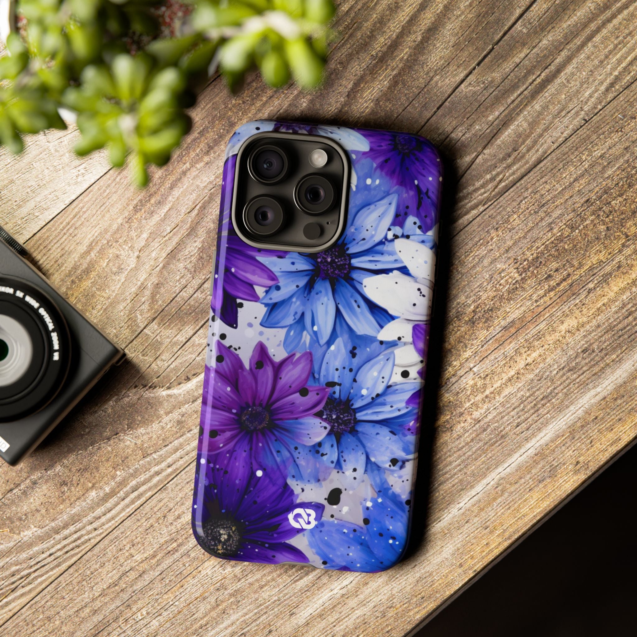 Ink Splatter Blooms · Tough Coque de téléphone pour iPhone