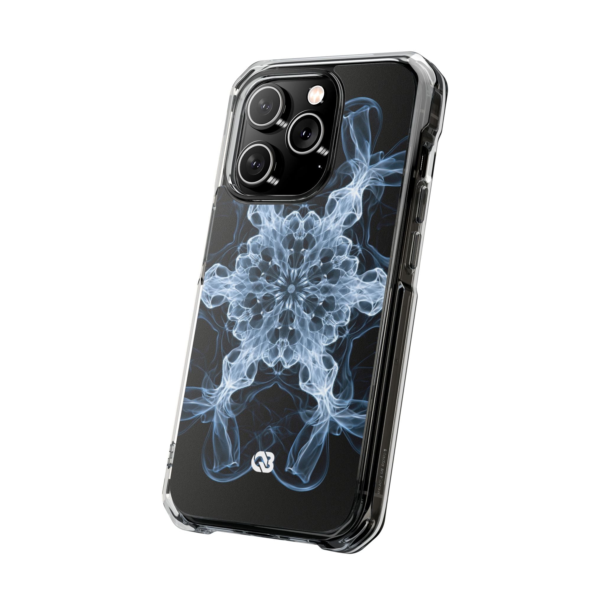 Blue Impact MagSafe Phone Case for iPhone - Glacial Smoke Crown
