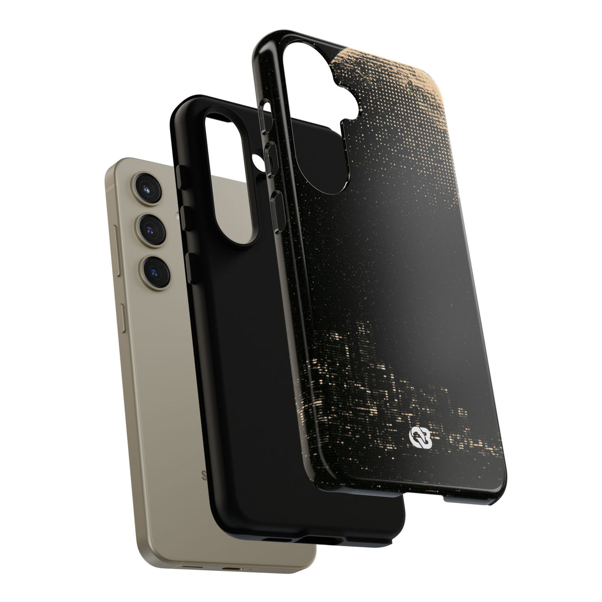 Lunar Metropolis Nocturne · Tough Phone Case for Samsung · Black
