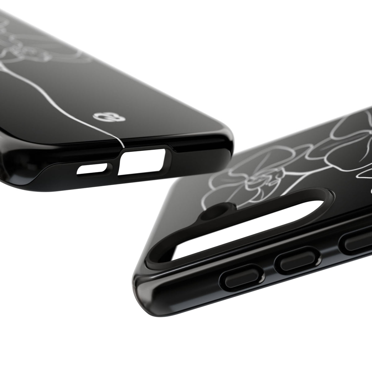 Midnight Orchid · Tough Phone Case for Samsung · Black