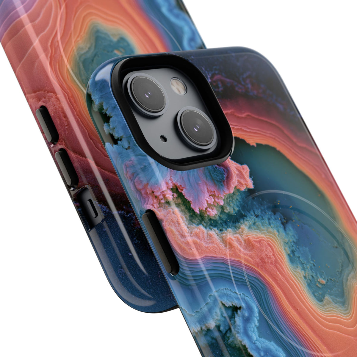 Luminous Resonance · Tough 2.0 Magnetic Phone Case for iPhone · Blue