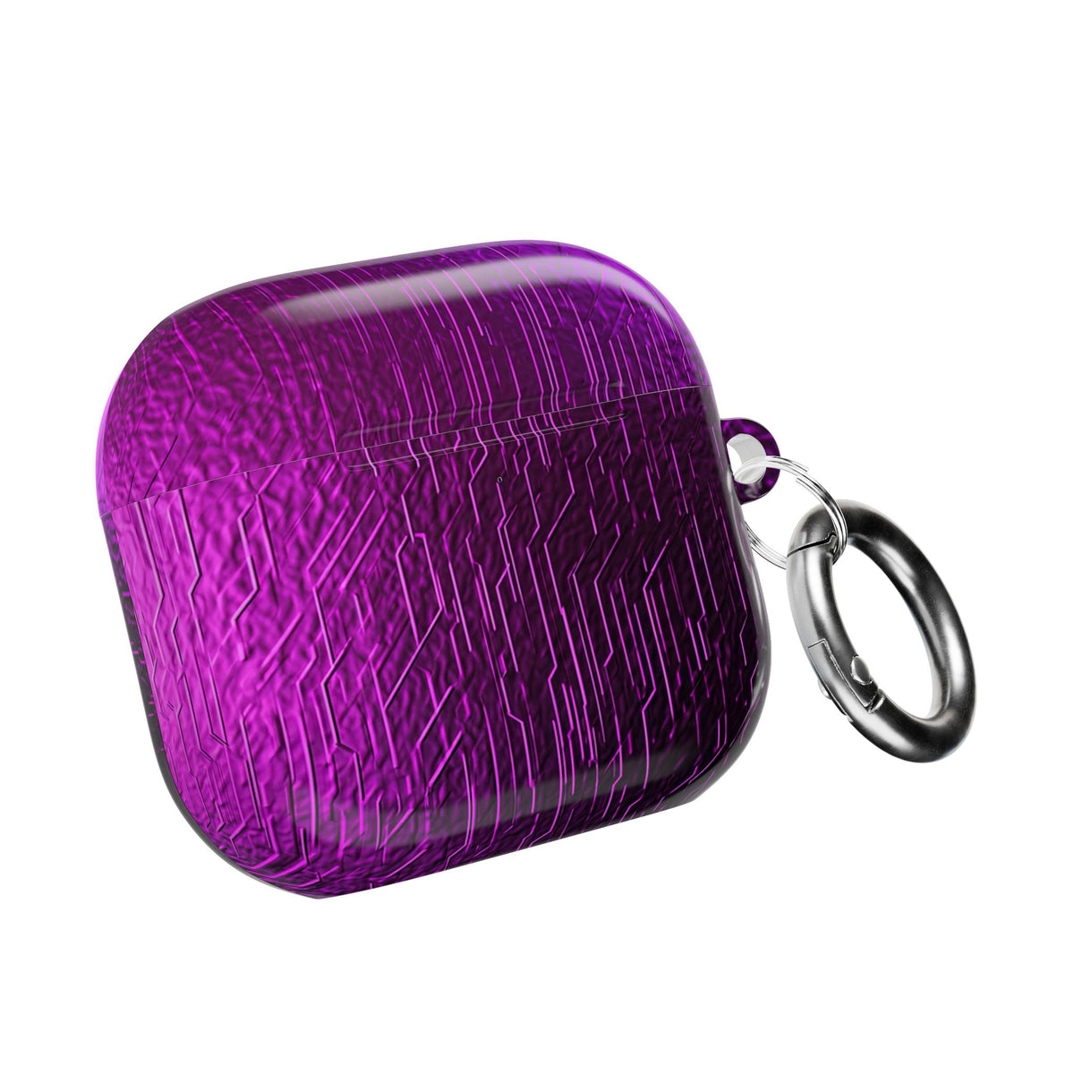 Violet Cyber Circuit · Hard Case for AirPods & AirPods Pro · Purple