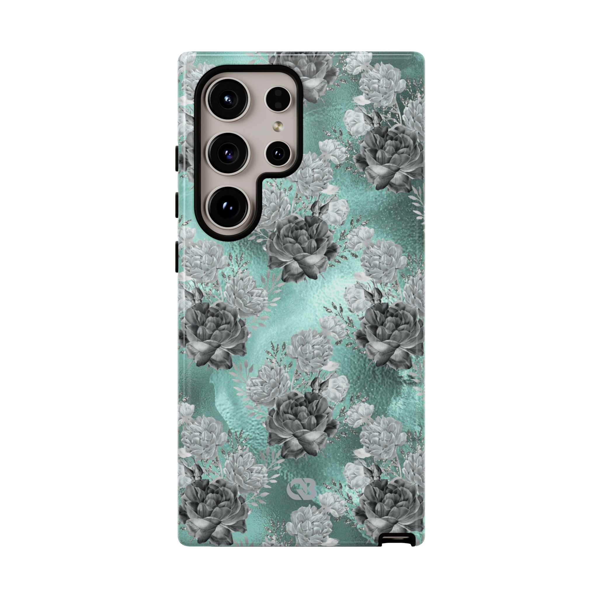 Frost Mint Floral · Tough Phone Case for Samsung