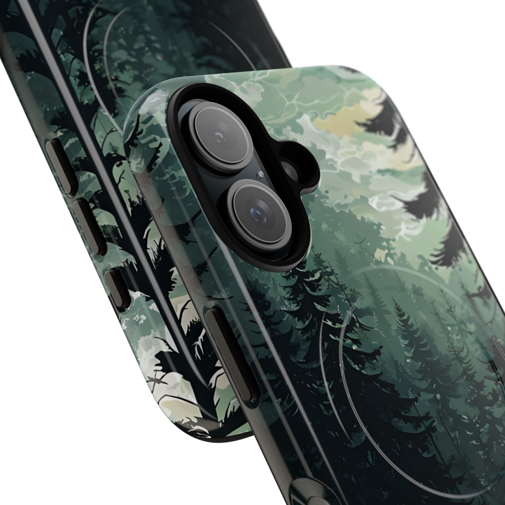 Misty Pine Shadow · Tough+ Phone Case for iPhone · Magsafe