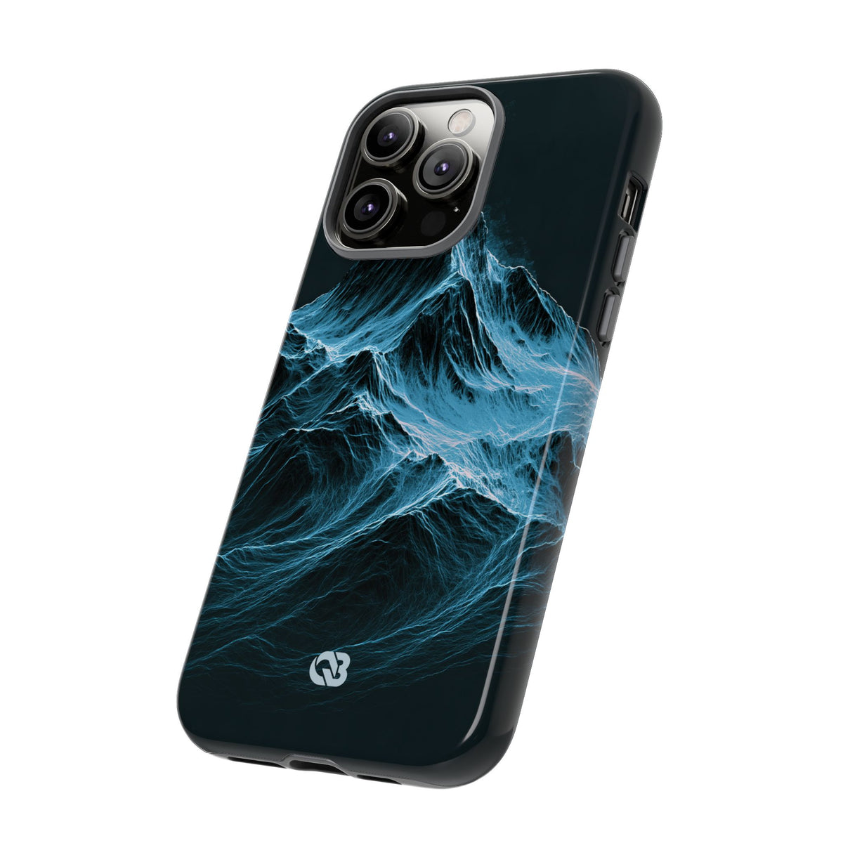 Nordic Frost Peak · Tough Phone Case for iPhone · Blue