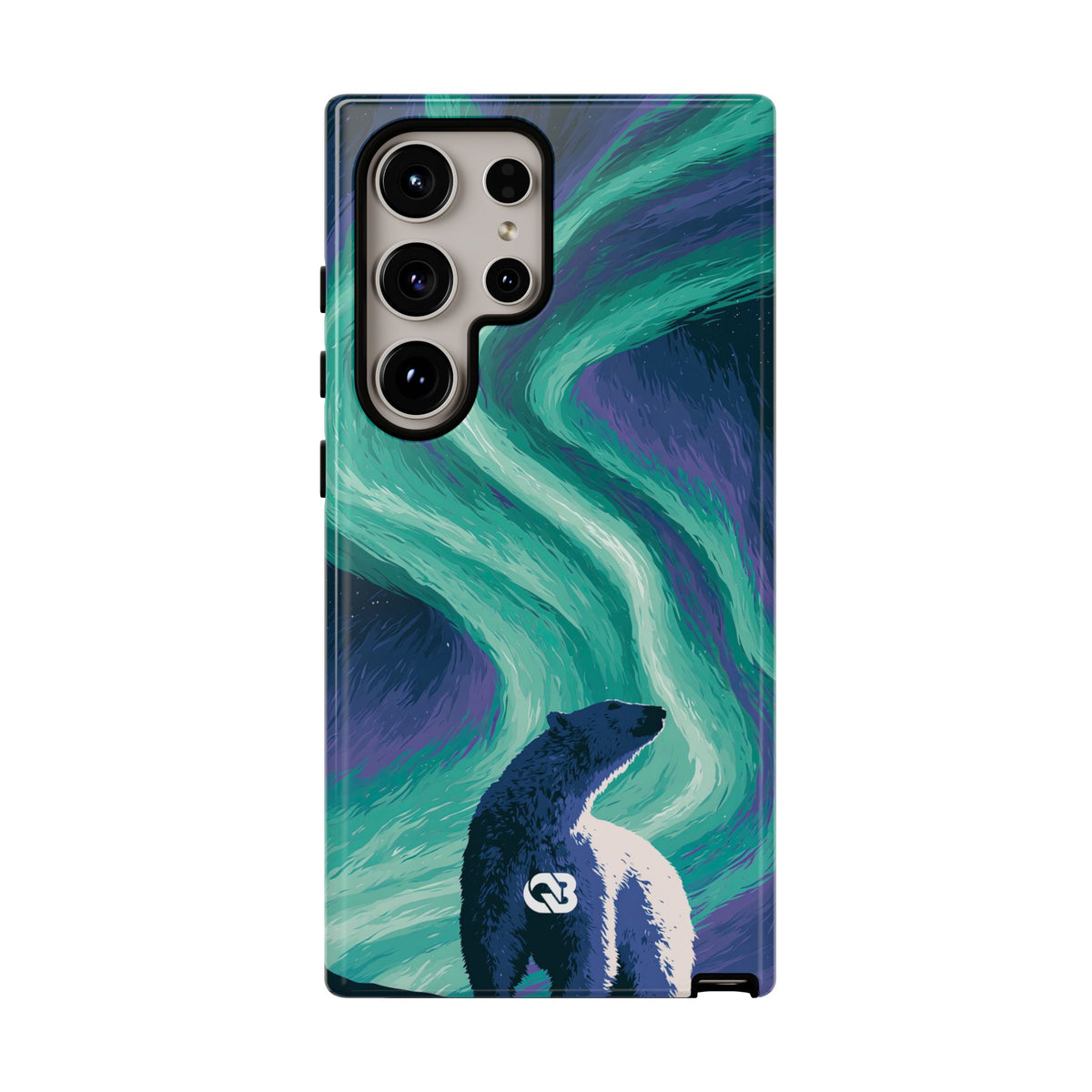Arctic Aurora Bear · Tough Phone Case for Samsung · Teal