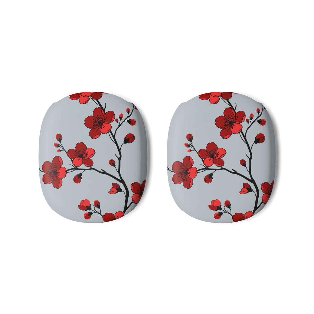 Scarlet Plum Blossom · Hard Case for AirPods Max · Red