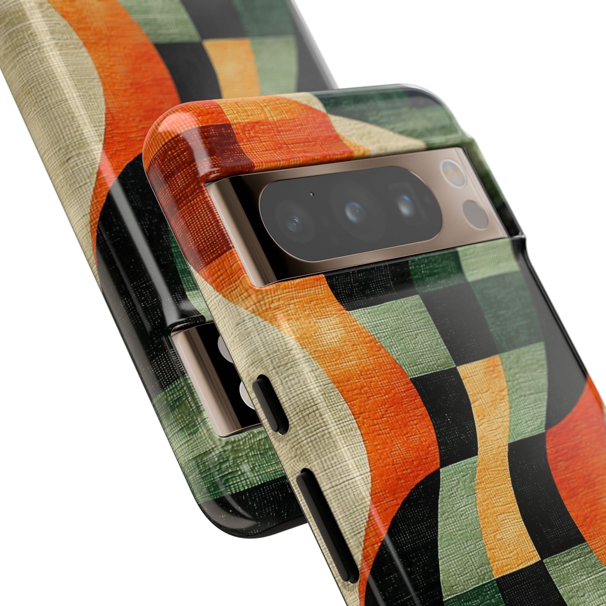 Burnt Orange Curve · Tough Phone Case for Google Pixel