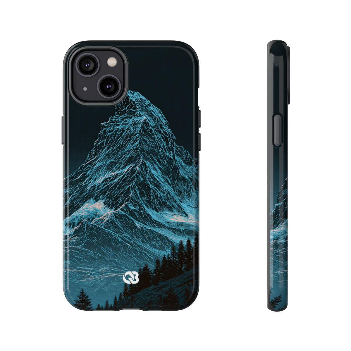 Glacial Alpine Peak · Tough Phone Case for iPhone · Blue