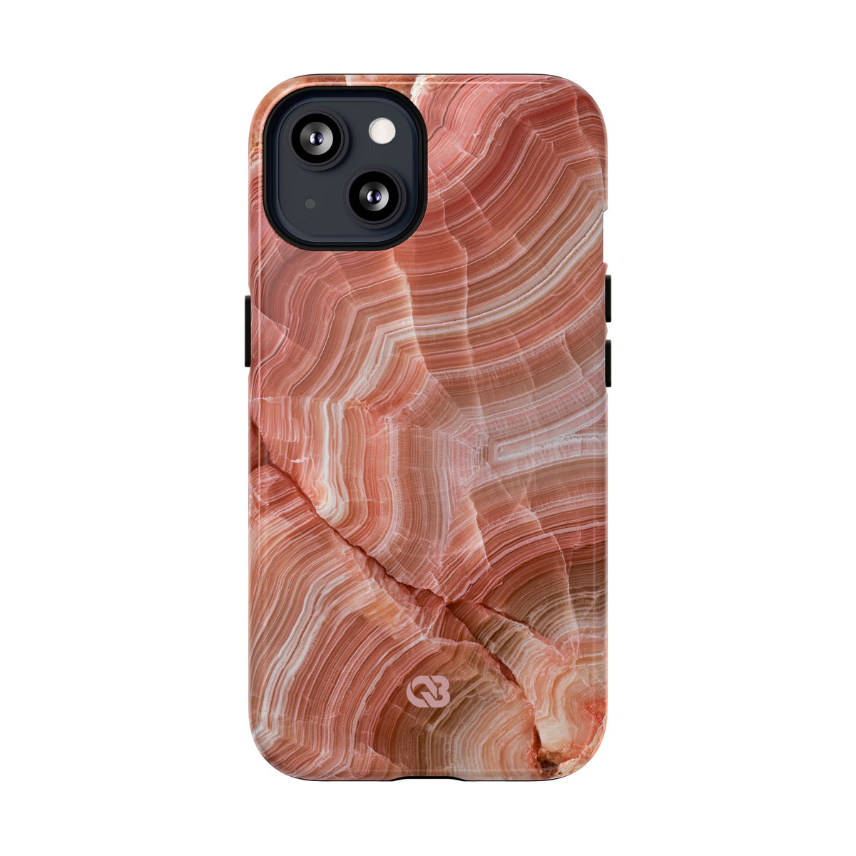 Blushing Rose Strata · Tough 2.0 Magnetic Phone Case for iPhone · Pink