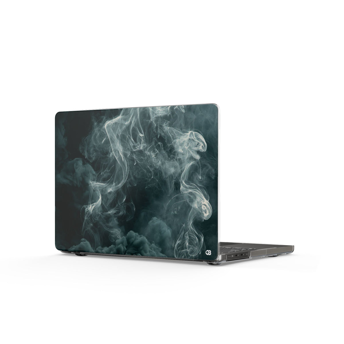 Luminescent Vapor Drift · Clear Hard Case for MacBook · Teal