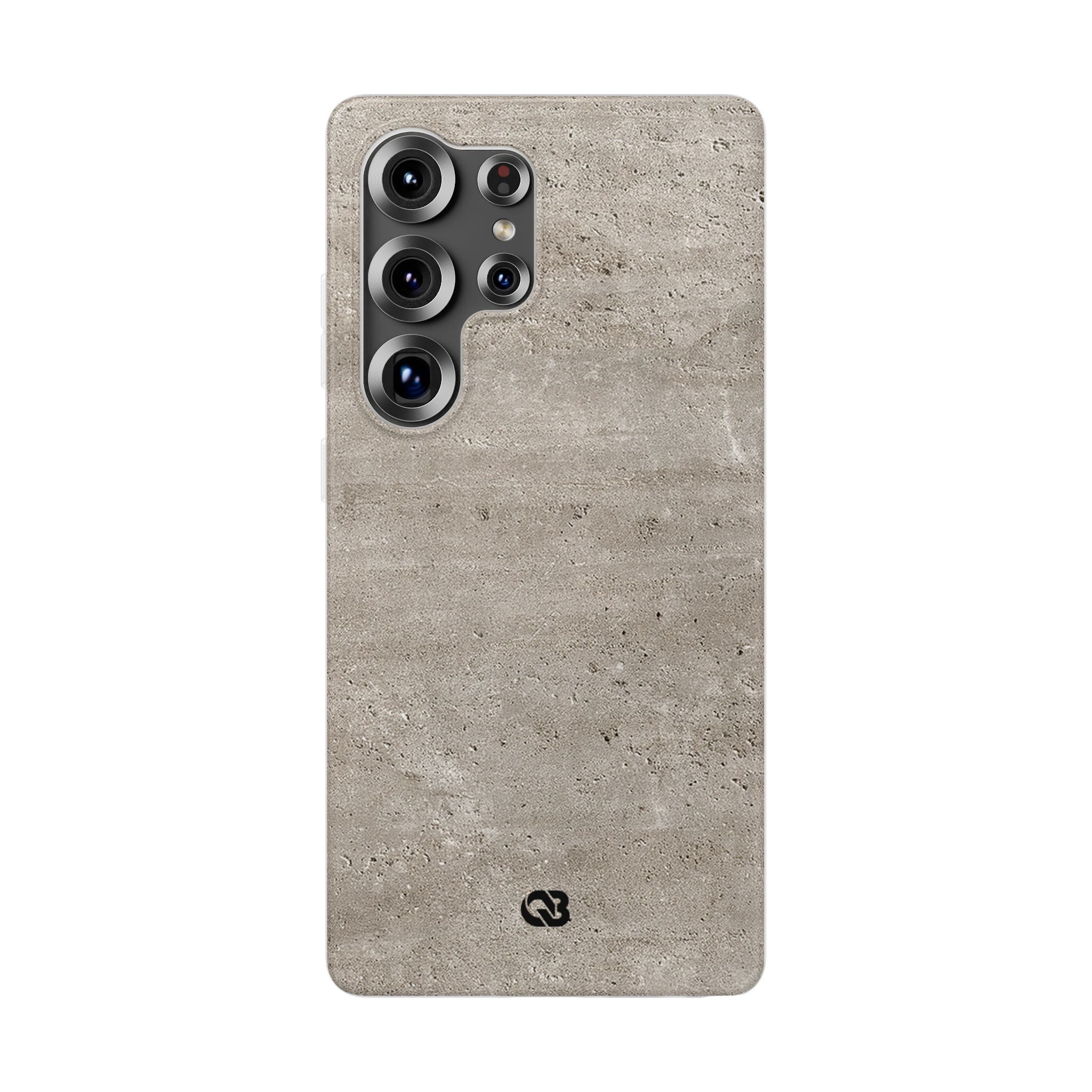 Grey Lite Phone Case for Samsung - Brutalist Stone Grit