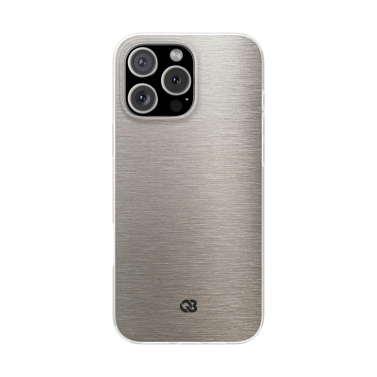 Brushed Silver Alloy · Lite Phone Case for iPhone · Silver