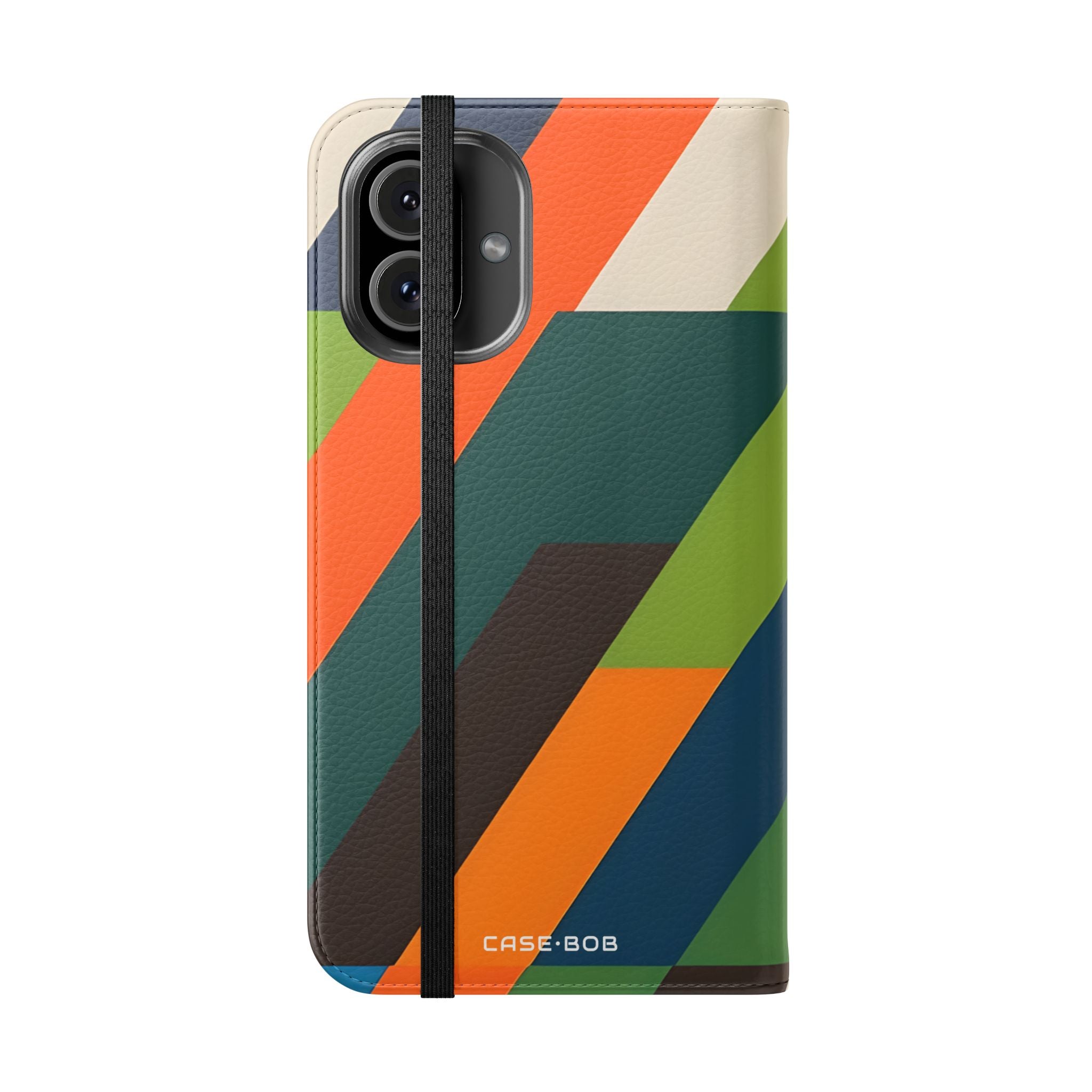 Zigzag Stripes - iPhone 16 Plus Case - Wallet