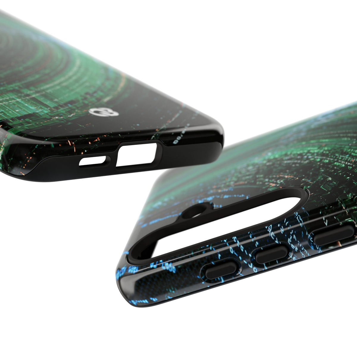 Orbital Data Stream · Tough Phone Case for Samsung · Green