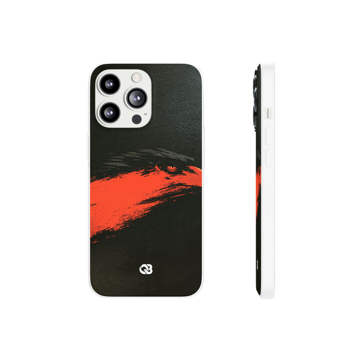 Crimson Raptor Noir · Lite Phone Case for iPhone · Black