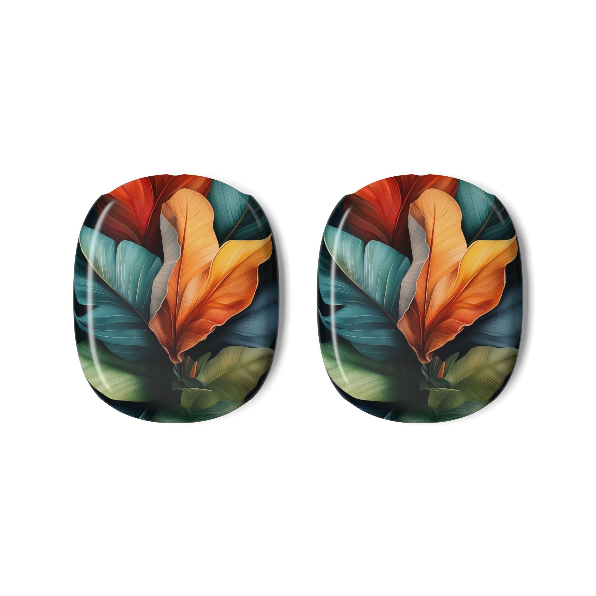 Tropical Ember Leaves - AirPod Max Case
