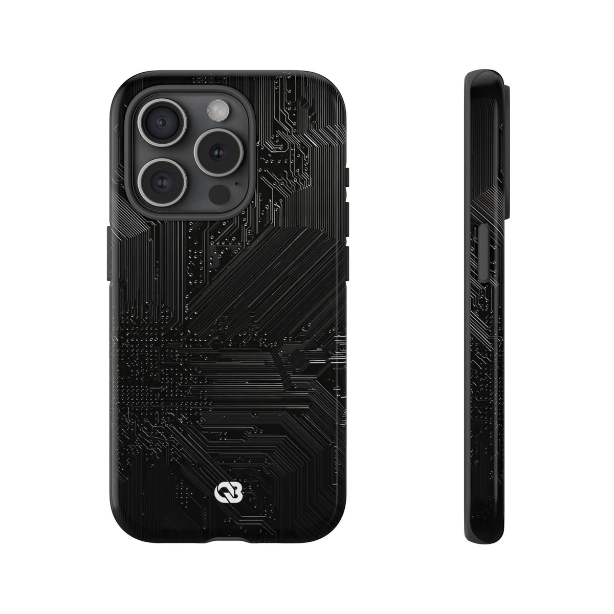 Obsidian Circuitry · Tough Phone Case for iPhone · Black