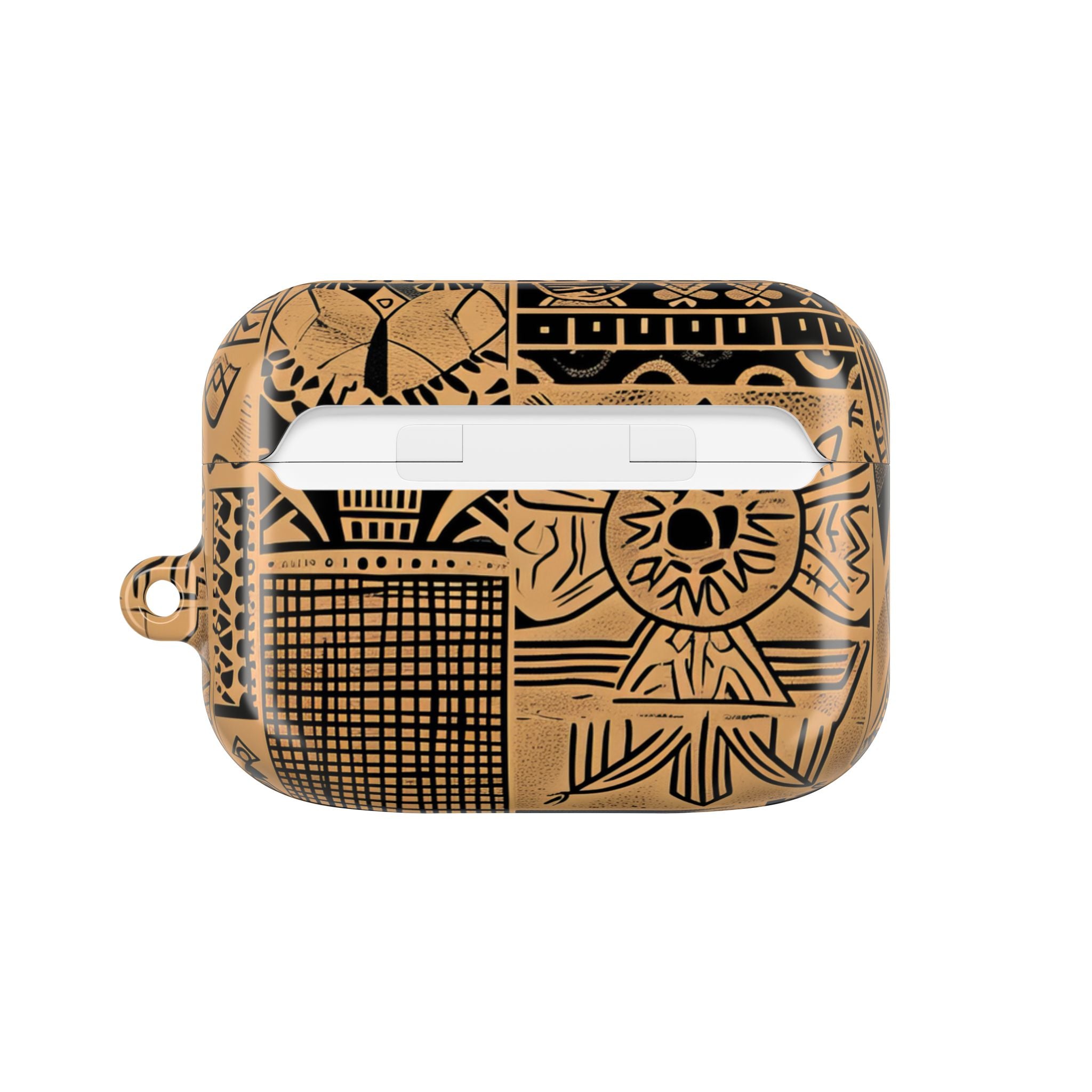 Celestial Faces Brown - AirPods Cover