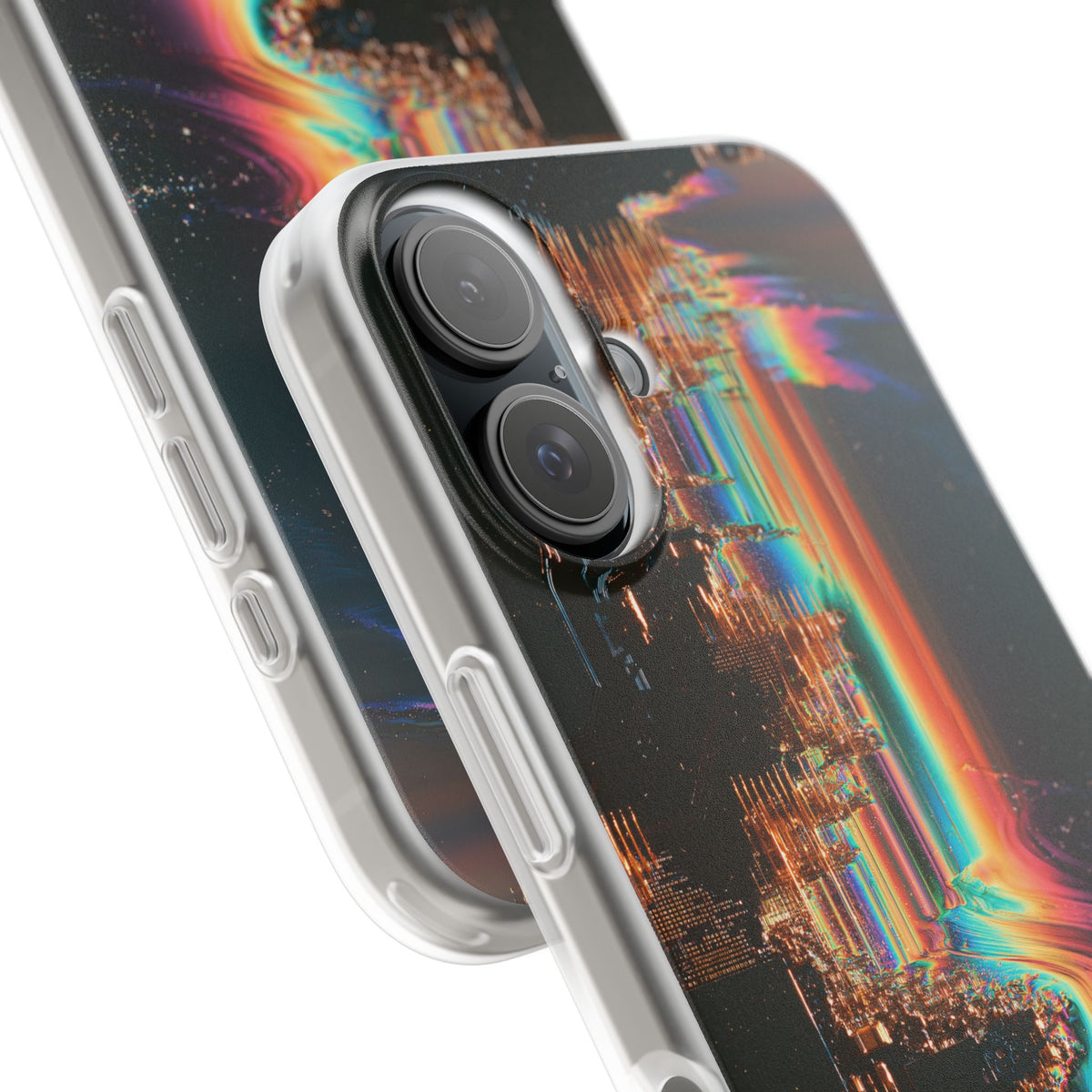 Prismatic Circuit · Lite Phone Case for iPhone · Black