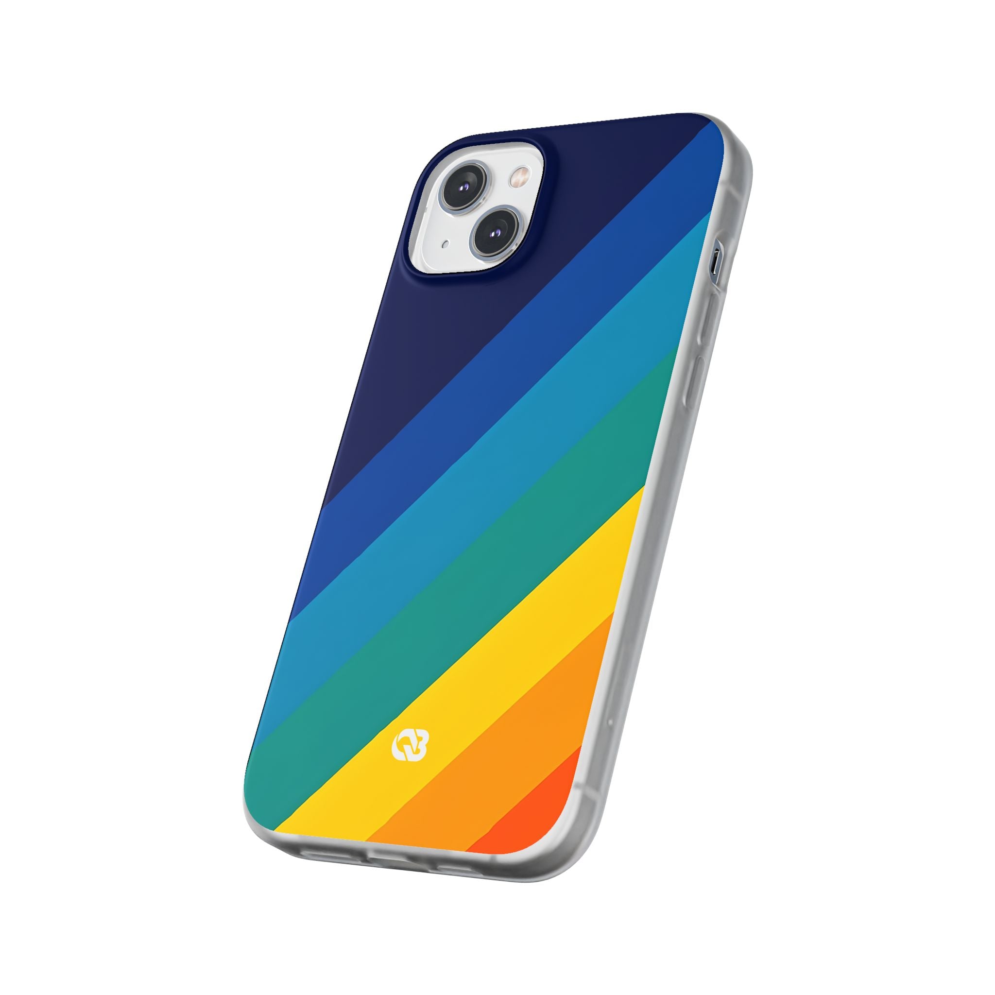 Prismatic Slant · Soft Phone Case for iPhone