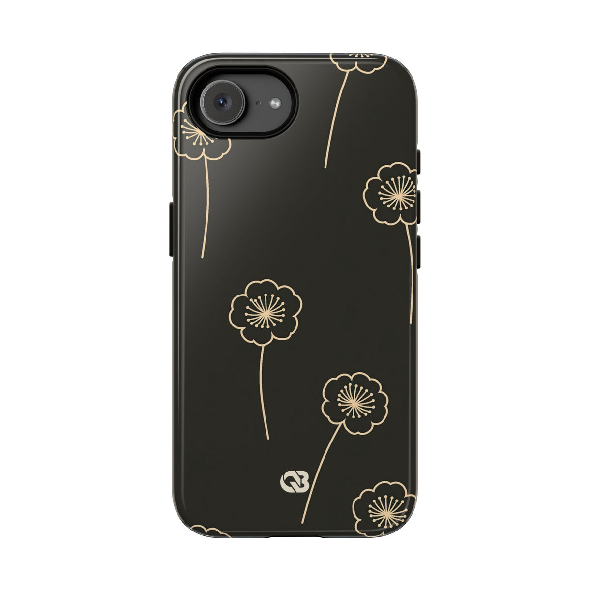 Nocturne Bloom Contours · Tough Phone Case for iPhone · Black