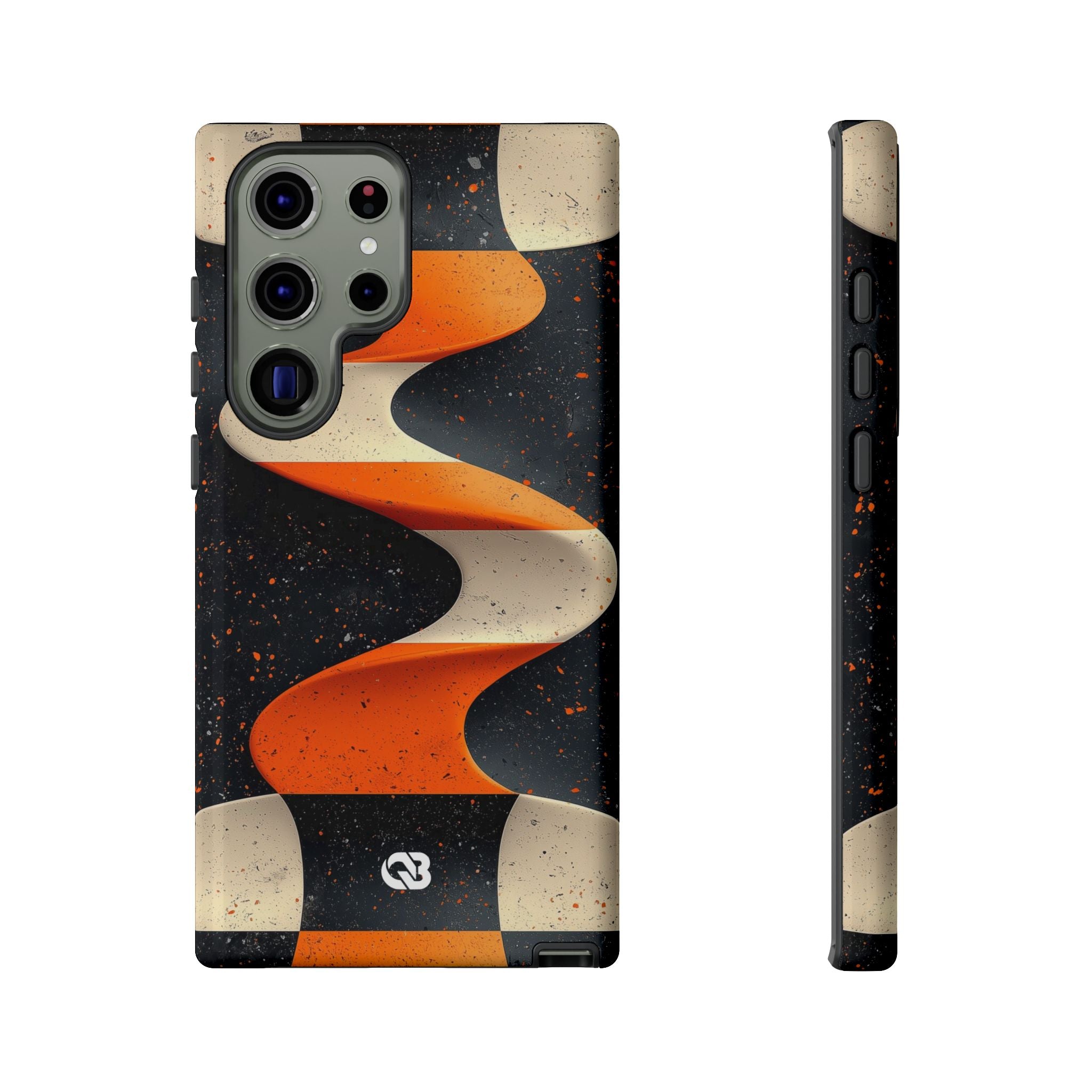 Orange Grit Twist · Tough Phone Case for Samsung