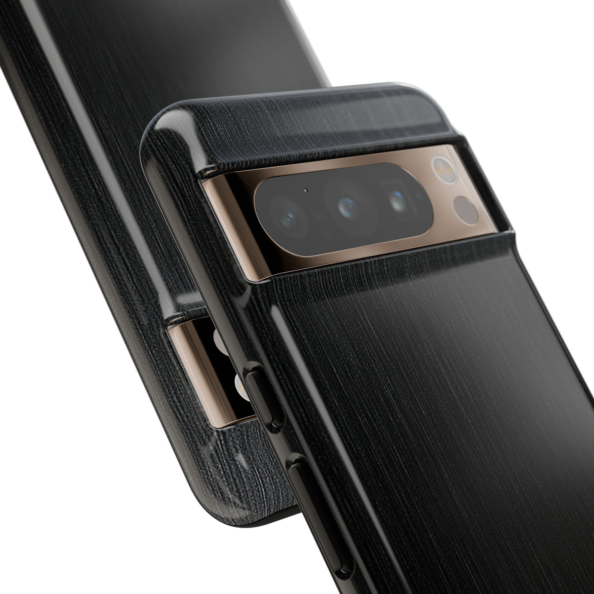 Obsidian Brushed Steel · Tough Phone Case for Pixel · Black