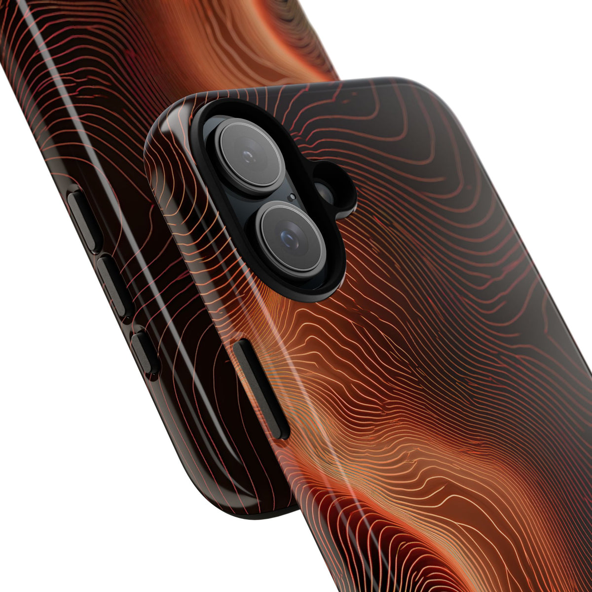 Caldera Ridge · Tough Phone Case for iPhone · Orange