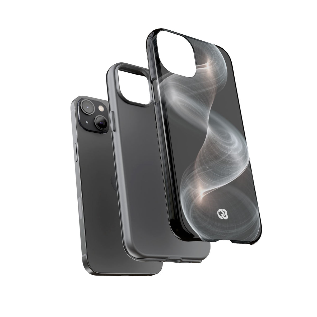 Luminous Vortex · Tough Phone Case for iPhone · Black
