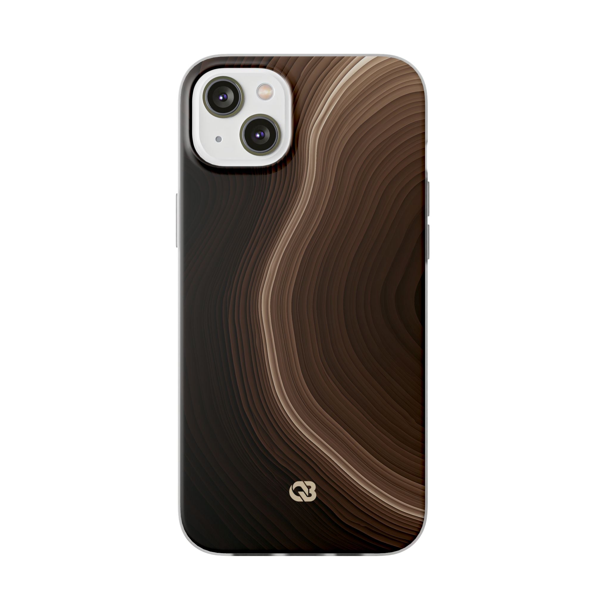 Brown Lite Phone Case for iPhone - Bronzed Canyon Relief