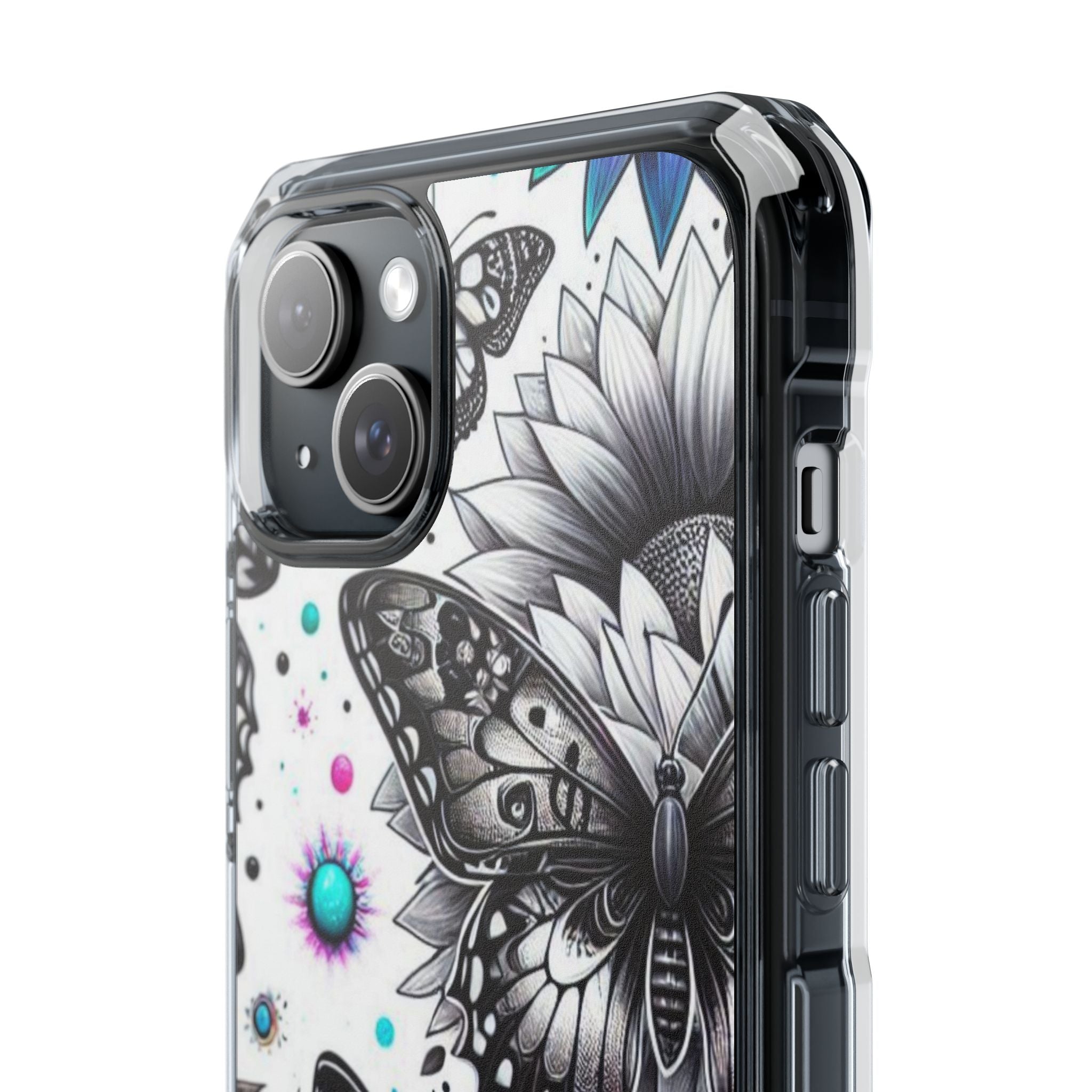 Butterfly Bloom iPhone 15 Plus Cover - Impact