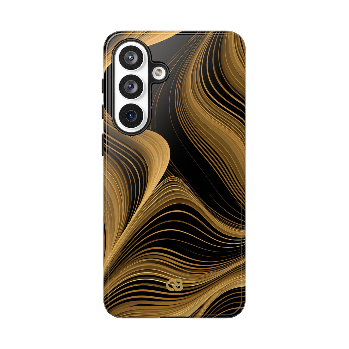 Gold Tough Phone Case for Samsung - Molten Copper Strands