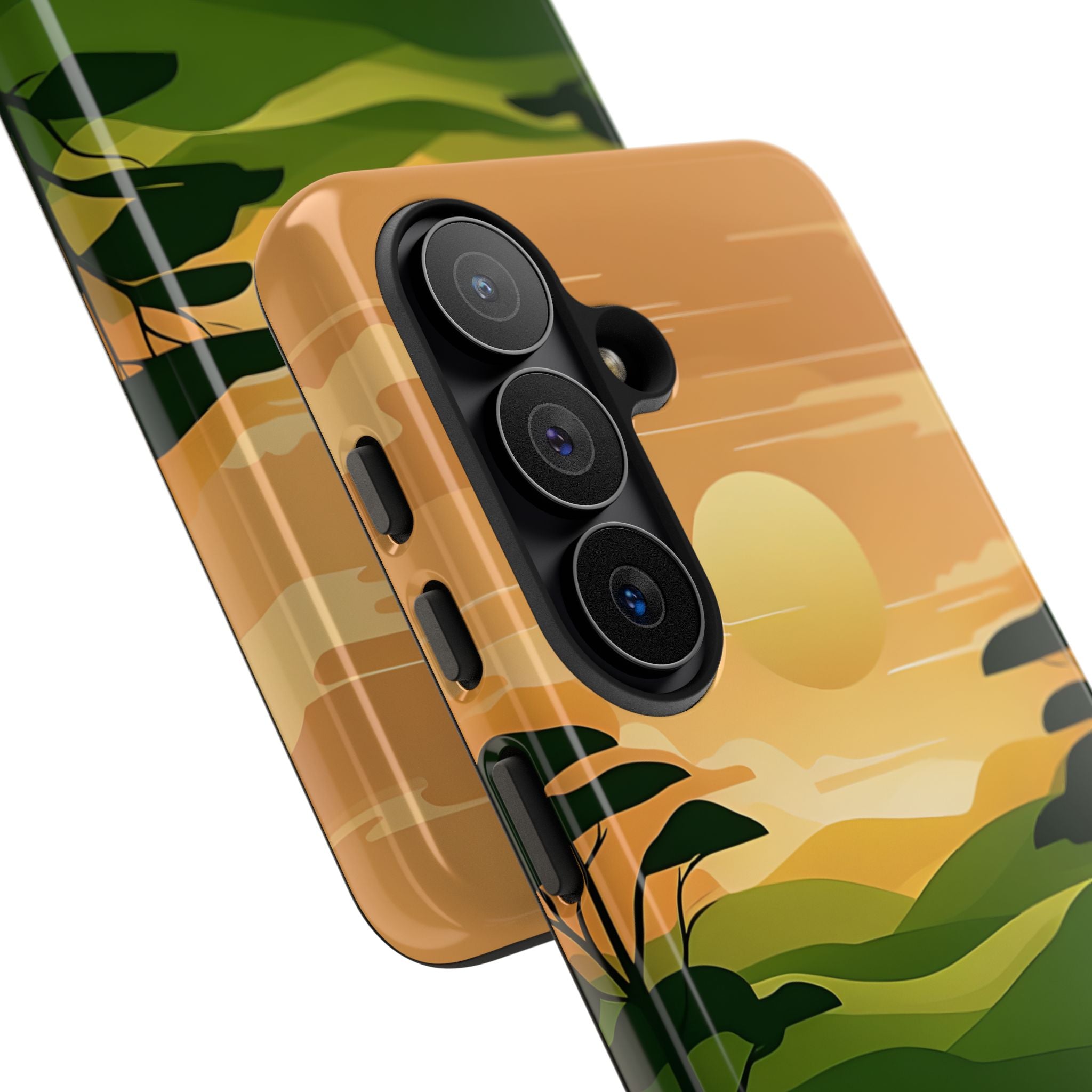 Verdant Horizon Sun · Tough Coque de téléphone pour Samsung