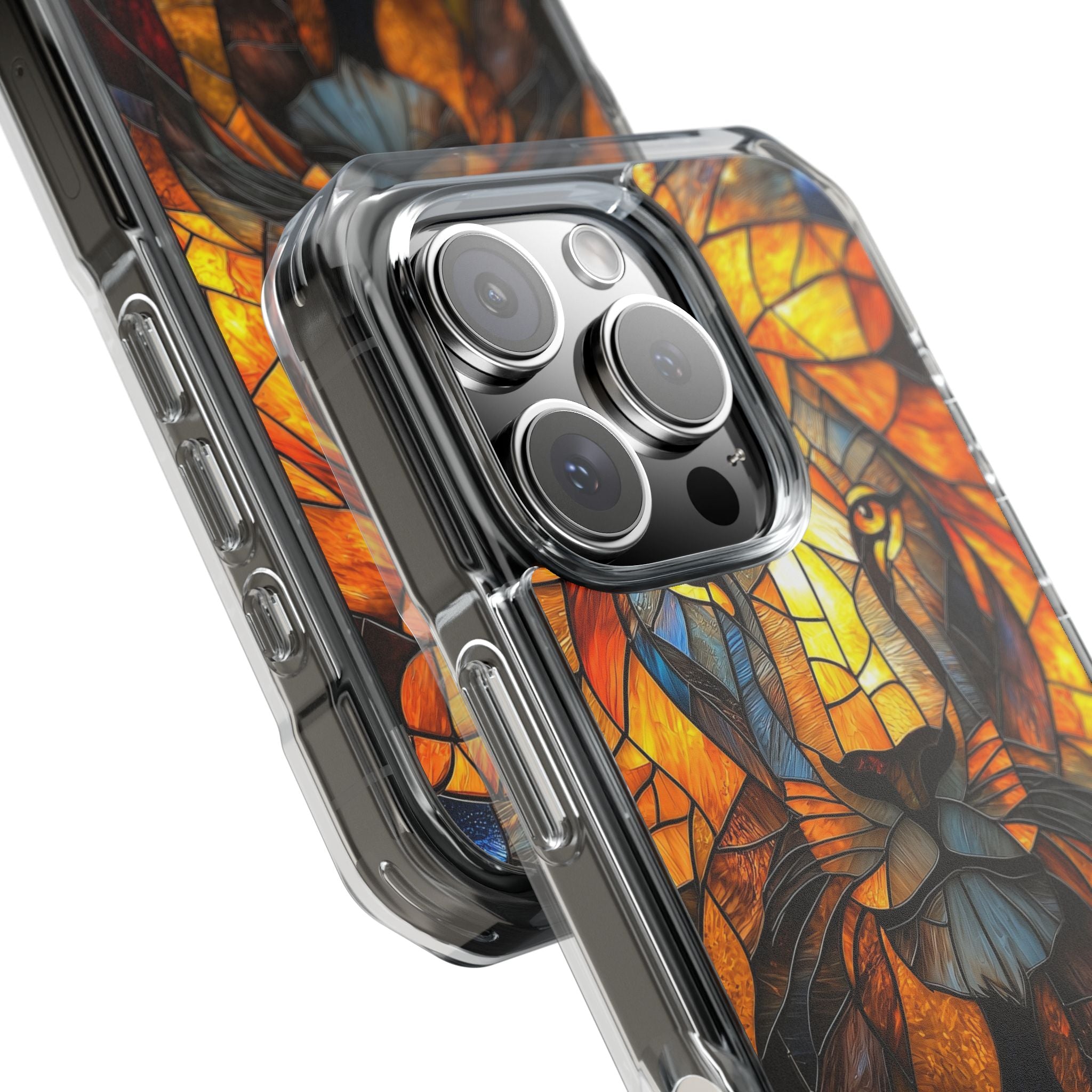 Amber Glass Lion · Impact Phone Case for iPhone · Magsafe