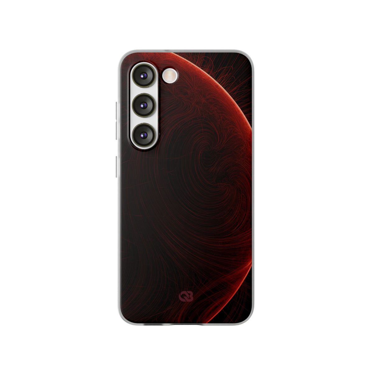 Red Lite Phone Case for Samsung - Crimson Flare Flux