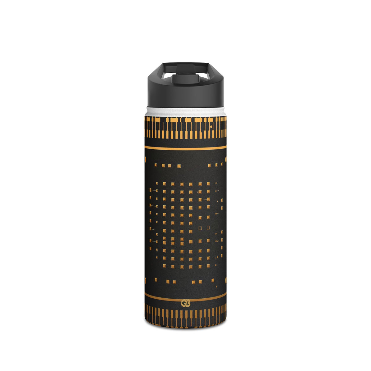 Golden Circuit Architecture · Insulated Water Bottle · Gold