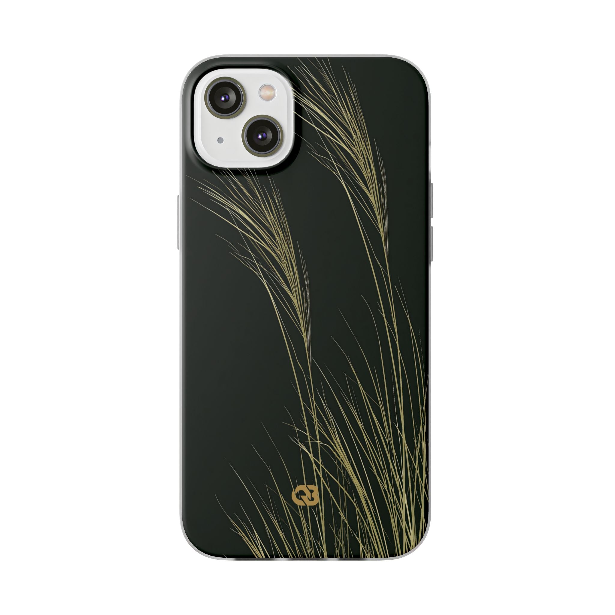 Green Lite Phone Case for iPhone - Midnight Gilded Grass