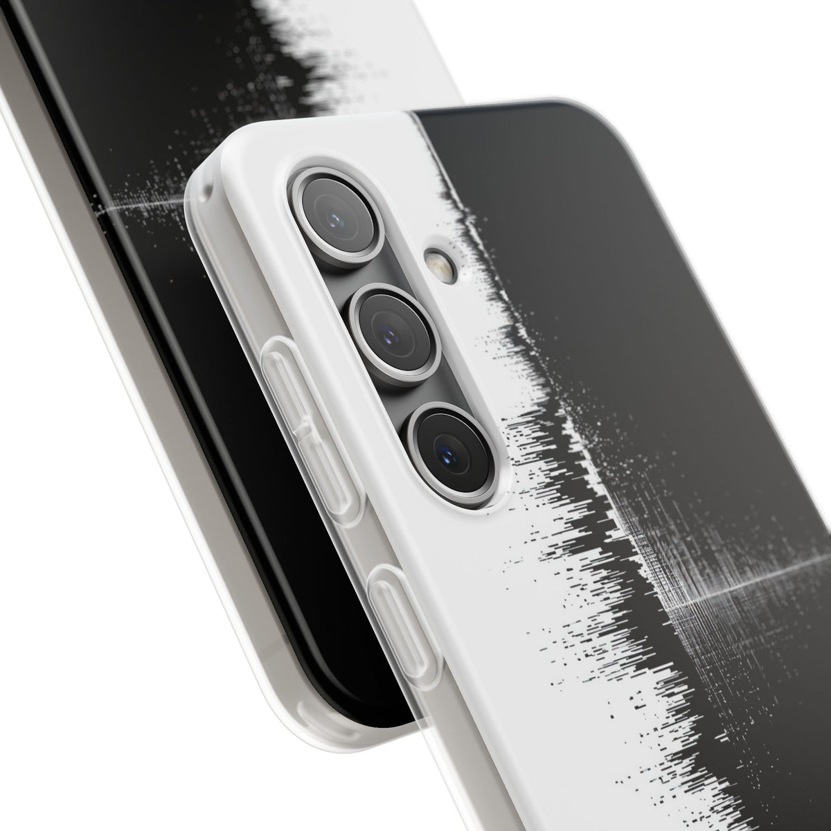 Black Lite Phone Case for Samsung - Static Signal Split