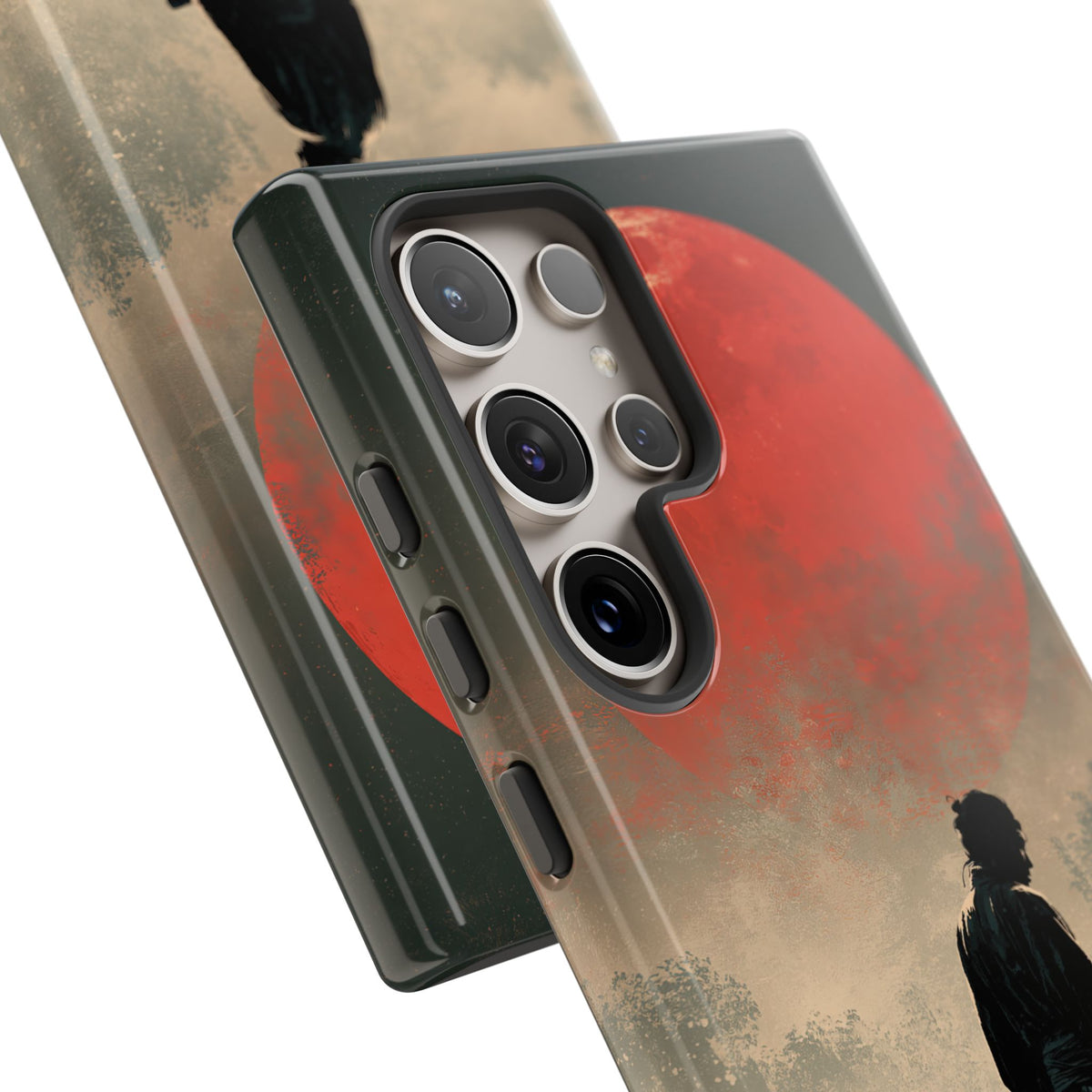 Crimson Moon Ronin · Tough Phone Case for Samsung · Red
