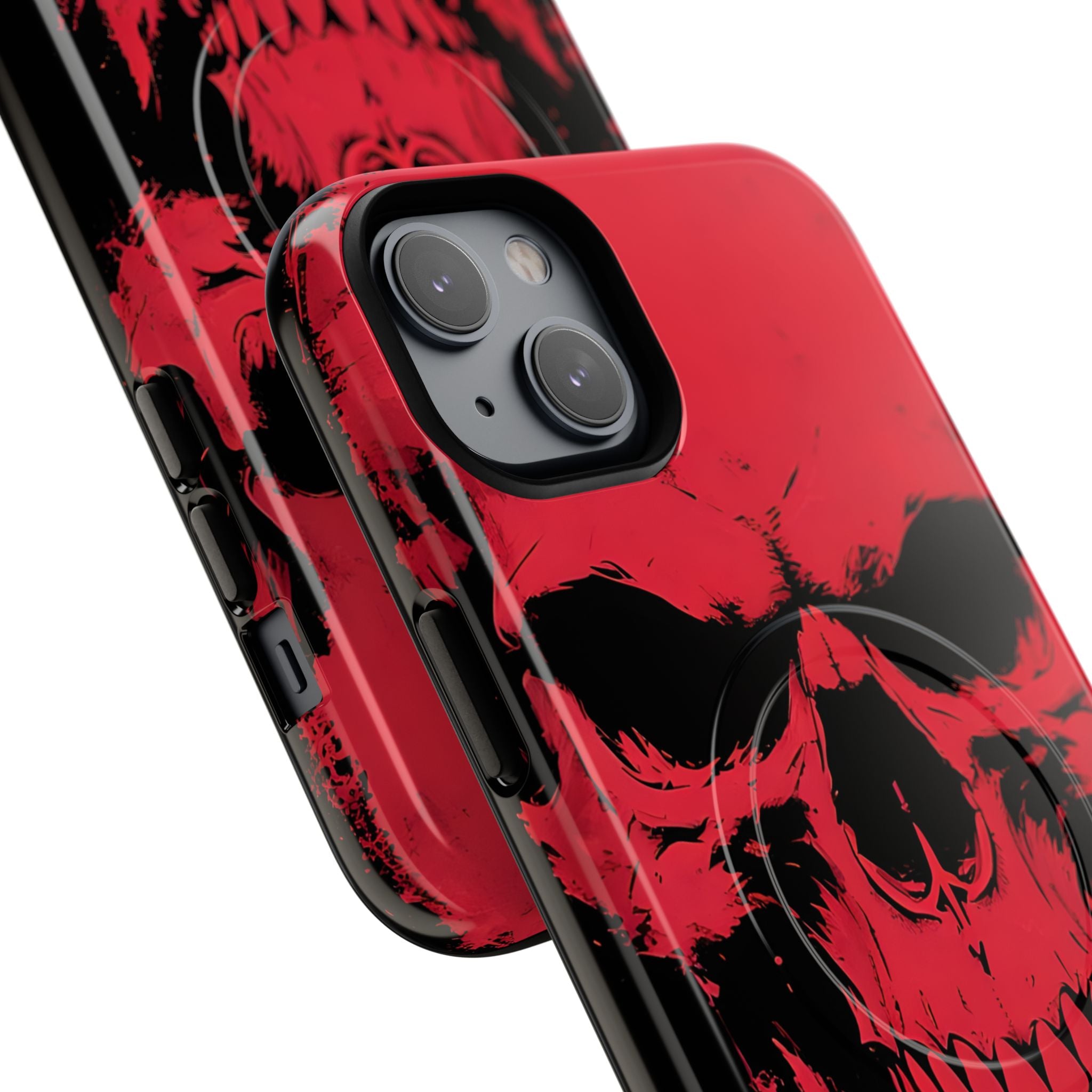 Crimson Street Skull · Tough+ Magsafe