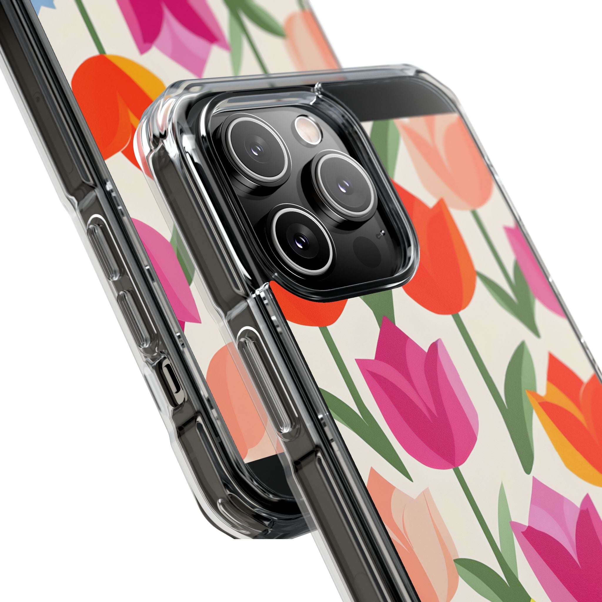 Vibrant Petal Grid · Impact Handyhülle für iPhone · Magsafe