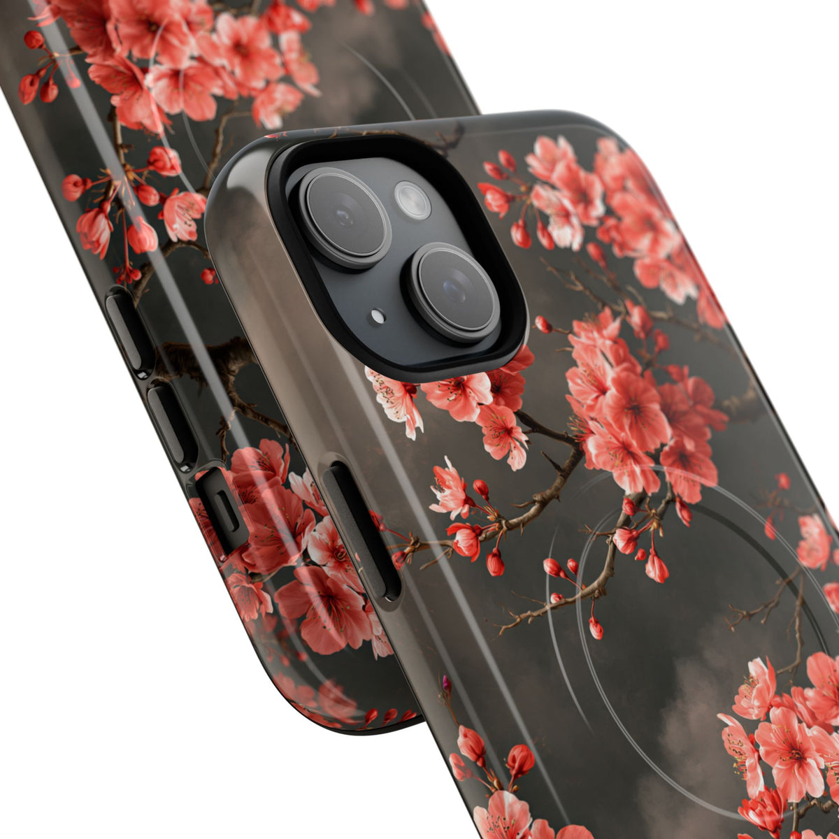 Dark Sakura Nocturne · Tough 2.0 Magnetic Phone Case for iPhone · Black