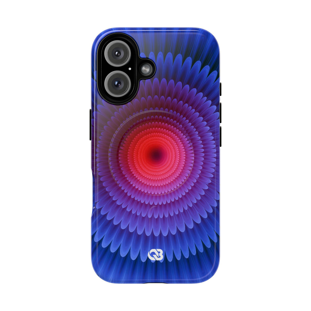 Radial Spectrum Bloom · Tough 2.0 Magnetic Phone Case for iPhone · Blue