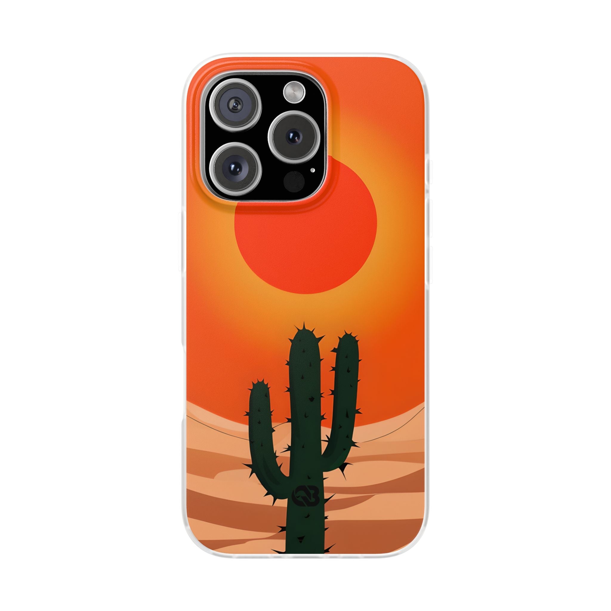 Scorched Saguaro Sunset · Soft Phone Case for iPhone